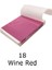 Varak Kaplama Yaprak Metalik Folyo 9X9CM 10LU 18 Wine Red R5799F-18 1