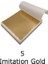 Varak Kaplama Yaprak Metalik Folyo 9X9CM 10LU Paket 5 Imitation Gold R5799F-5 1
