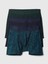 Erkek Koyu Yeşil 5" 3'lü Boxer Seti 1