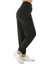 Bel ve Paça Lastikli Micro Kumaş Kadın Pantolonu 5047 3