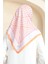 Soft Pamuk Eşarp 19089-14 Toz Pembe Turuncu 3