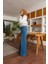 1067-DENIM Bol Paça Pantolon Mavi 4