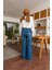 1067-DENIM Bol Paça Pantolon Mavi 5