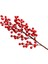 Yapay Çiçek Kokina Uzun Dal 63 cm Yılbaşı Çiçeği Red Berry 1