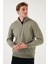 Pamuklu Regular Fit Yarım Fermuarlı Dik Yaka Sweat Erkek Sweat 59052592 1