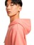Sportswear Hoodie Fleece Şardonlu Kapüşonlu Bol Kesim Sweatshirt Pembe 4