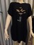Kelebek Baskılı Crew Neck Elbise, Bahar ve Yaz Için Rahat Kısa Kollu Bol Kesim Elbise, Kadın Giyim 4