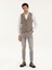 Erkek Bej Slim Fit Yün Karışımlı Dokuma Yelek 50279416-VR011 4