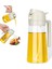 2'set Çift Fonksiyonlu Cam Yağdanlık 550ML Zeytinyağı Sıvıyağ Şişesi Airfryer Sprey Yağlık Sirkelik 4