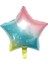 Yıldız Folyo Balon 45 cm 18 Inch Gökkuşağı 1