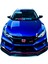 Honda Civic Fc5 Typer 3 Parça Ön Lip Parlak Siyah Plastik 2