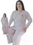 Fitilli Kadın Büyük Beden Pijama Takımı 1