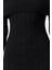 Kadın Moda Şık Midi Boy Carmen Yaka Regular Triko Basic Elbise 4