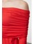 Kadın Mini Boy Carmen Yaka Slim Soft Touch Yumuşak Kumaşlı Fitted Vücuda Oturan Esnek Örme Elbise 4