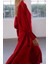 Moda Stil Regular Bisiklet Yaka Midi Boy Limited Edition Belden Açılan Krep Kumaş Dokuma Elbise 1