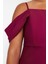 Moda Stil Fitted Carmen Yaka Midi Boy Büyük Beden Düz Bodycone Dokuma Büyük Beden Elbise 4