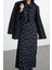 Moda Stil Regular Bebe Yaka Uzun Tesettür Çiçekli Dokuma Gömlek Elbise 1