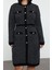 Moda Stil Fitted Bisiklet Yaka Mini Boy Büyük Beden Desenli Düğmeli Triko Elbise 3