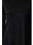 Moda Stil Fitted Dik Yaka Maxi Boy Tesettür Asimetrik Kesim Triko Elbise 3