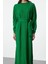 Moda Stil Relaxed Dik Yaka Maxi Boy Tesettür Kuşaklı Triko Elbise 3