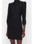 Moda Stil Regular Dik Yaka Mini Boy Dokuma Elbise 1