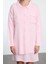 Moda Stil Regular Polo Yaka Mini Boy Triko Basic Elbise 3