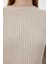 Moda Stil Regular Bisiklet Yaka Mini Boy Triko A-Line Formda Elbise 2