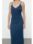 Moda Stil Slim V Yaka Midi Boy Triko Premium Iplik Özel Iplik Hırka-Elbise Takım 1