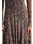 Moda Stil Regular V Yaka Midi Boy A-Line Örme Elbise 4