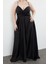 Moda Fitted Kalp Yaka Maxi Büyük Beden Askılı Kruvaze Yaka Dokuma Abiye Gece Mezuniyet Nişan Elbise 4