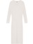 Moda Stil Regular V Yaka Maxi Boy Triko Yünlü Basic Elbise 3