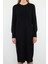 Moda Stil Regular Dik Yaka Maxi Boy Triko Premium Iplik Özel Iplik Elbise 4
