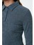 Moda Stil Fitted Polo Yaka Maxi Boy Düz Bodycone Vücuda Oturan Dokulu Düğme Detaylı Örme Elbise 2