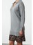 Moda Stil Regular Polo Yaka Mini Boy Triko Garnili Elbise 4