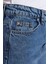 Kadın Moda Şık Kot Pantolon Dar Paça Regular Boy Denim Mavi Yüksek Bel Mom Jeans 5