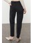 Kadın Moda Şık Kot Pantolon Boru Paça Uzun Boy Denim Normal Bel Slim Mom Jeans 4