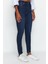 Kadın Moda Şık Kot Pantolon Dar Paça Uzun Boy Denim Yüksek Bel Skinny Jeans 5