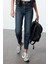 Kadın Moda Şık Kot Pantolon Boru Paça Uzun Boy Denim Yüksek Bel Slim Mom Jeans 2