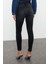 Kadın Moda Şık Kot Pantolon Dar Paça Regular Boy Denim Yüksek Bel Skinny Jeans 5