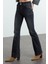 Kadın Moda Şık Kot Pantolon Geniş Paça Uzun Boy Denim Yüksek Bel Jeans 3