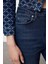 Kadın Moda Şık Kot Pantolon Ispanyol Paça Uzun Boy Denim Mavi Yüksek Bel Jeans 4