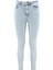 Kadın Moda Şık Kot Pantolon Dar Paça Regular Boy Denim Yüksek Bel Skinny Jeans 1