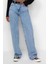 Stil Kadın Moda Denim Kot Pantolon Uzun Geniş Paça Yüksek Bel Jeans 1
