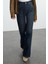 Stil Kadın Moda Denim Kot Pantolon Uzun Geniş Paça Yüksek Bel Jeans 3