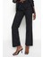 Stil Kadın Moda Denim Kot Pantolon Regular Geniş Paça Taşlı Yüksek Bel Jeans 3