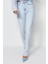 Stil Kadın Moda Denim Kot Pantolon Boru Paça Yüksek Bel Jeans 1