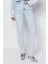 Stil Kadın Moda Denim Kot Pantolon Boru Paça Yüksek Bel Jeans 5
