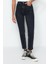 Stil Kadın Moda Denim Kot Pantolon Uzun Boru Paça Yüksek Bel Slim Mom Jeans 1