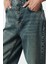 Stil Kadın Moda Denim Kot Pantolon Uzun Geniş Paça Soluk Vintage Yüksek Bel Jeans 2