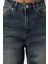 Stil Kadın Moda Denim Kot Pantolon Uzun Geniş Paça Mavi Yüksek Bel Straight Jeans 2